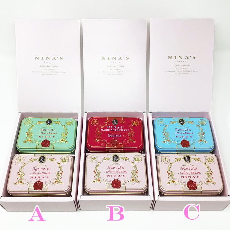 NINA’S Tea Tin 2-Piece Gift Set (Includes NINA’S limited-edition box, shopping bag, and gift wrapping)