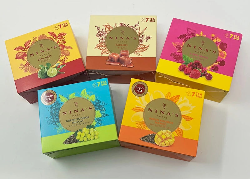 NINA'S 7 Tea Bag Box – Green Rooibos Muscat