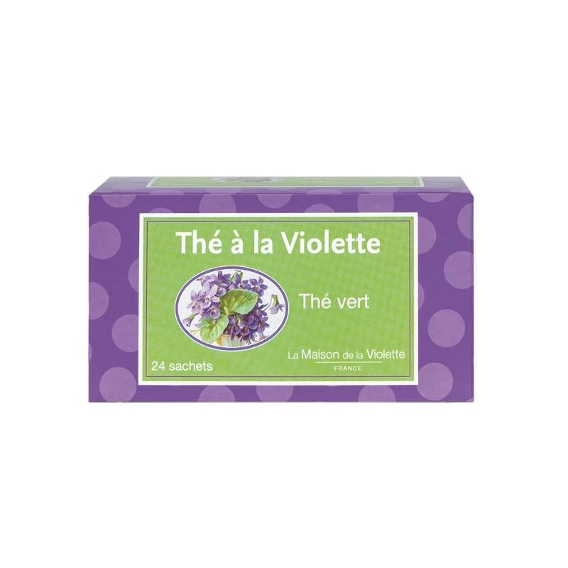 “Violet Green Tea (Violet Green Tea)” Contains 24 tea bags