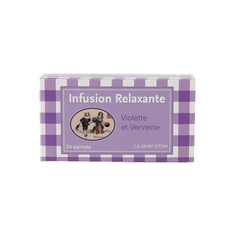 “Herbal Tea with Violet (Verbena / Violet)” Contains 24 tea bags
