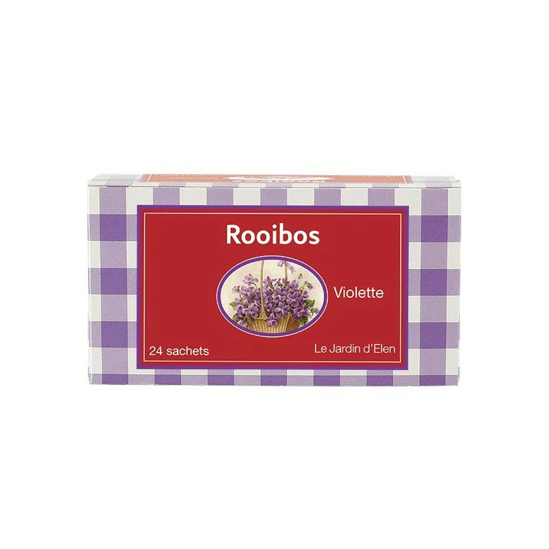 “Violet Rooibos Tea (Rooibos Violet)” Contains 24 tea bags