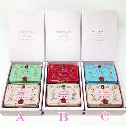 NINA’S Tea Tin 2-Piece Gift Set (Includes NINA’S limited-edition box, shopping bag, and gift wrapping)