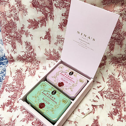 NINA’S Tea Tin 2-Piece Gift Set (Includes NINA’S limited-edition box, shopping bag, and gift wrapping)