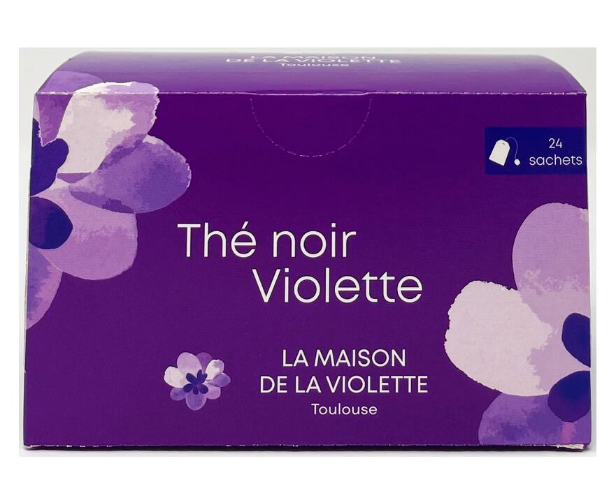 “Violet Black Tea (Black Tea / Violet)” 24 Tea Bags Included
