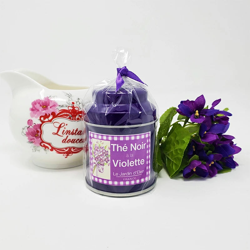 “Violet Black Tea (Black Tea / Violet)” S Size Tin (20 g Loose Tea Leaves)