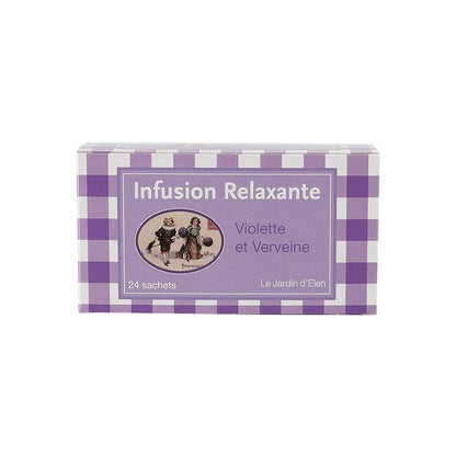 “Herbal Tea with Violet (Verbena / Violet)” Contains 24 tea bags