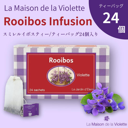 “Violet Rooibos Tea (Rooibos Violet)” Contains 24 tea bags